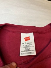Hanes Men’s – EcoSmart – Crewneck Red T-Shirt – Christmas – Reindeer – 3XL