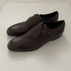 Donald J Pliner Men Sergio-TK Monk Strap Shoes 15M Expresso Brown Italian New