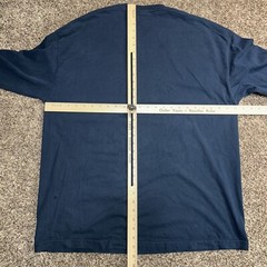 Vintage FBI ‘Female Body Inspector’ T Shirt Mens 2XL Long Sleeve Navy Cotton Y2K