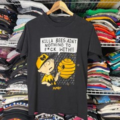 Ruf nek Wu tang clan Charlie Brown graphic t shirt black S
