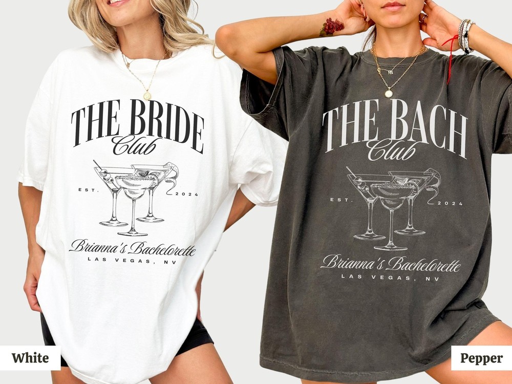 Custom Bachelorette Party T-Shirts Bach Club Bridesmaid Gifts