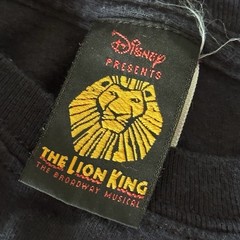 Disney’s THE LION KING Mufasa Broadway Musical T-shirt Adult Medium Disney Black