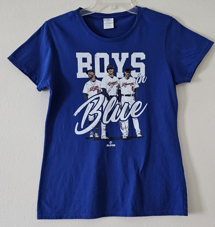 Los Angeles LA Dodgers Baseball Boys in Blue T-Shirt Medium Unisex