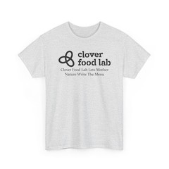 Clover Food Lab T-Shirt – Restaurant Chain Logo Tee – Vegetarian