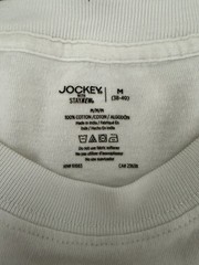 Lot of 6 Mixed Brands Men’s White Crew Neck Tagless Undershirts M/XL