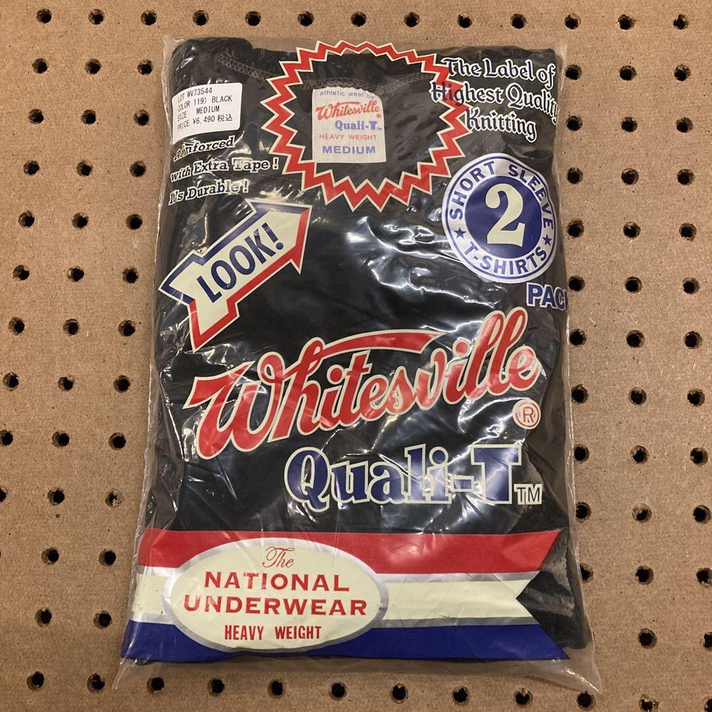 WHITESVILLE T-SHIRT WV73544 2-PACK Black Toyo Enterprise NEW