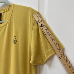 Bones Ring Spun Octopus Graphic Yellow T-Shirt M Triblend Soft Mexico Thrashed