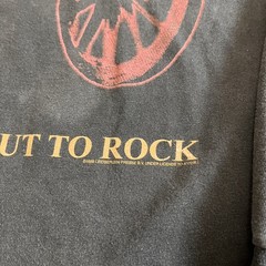 AC/DC Vtg 1999 Faded For Those About To Rock Long Sleeve Tee Shirt We Salute You