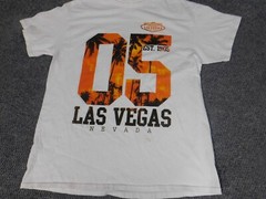 Las Vegas Mens Shirt Large White workout lifting