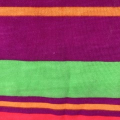 Vintage Sporty 80s 90s Tank Top Sport Stripes BRIGHT NEON Extra Small 32×22
