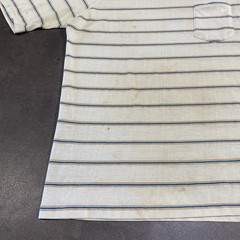 Vintage 60s 70s Montgomery Ward Striped T Shirt XL Distressed Worn Faded Surf