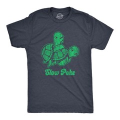 Mens Slow Poke T Shirt Funny Offensive Turtle Sex Graphic Novelty Tee for Guys