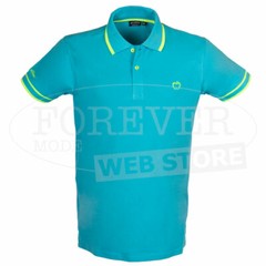 Men’s Pole Kisses Hugs with Logo Embroidered & Print Neck Edges Fluo BAM1421B