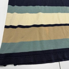 Vintage Karl Kana Jeans Striped T Shirt Mens 3XL 27.5×31.5 90s Y2K