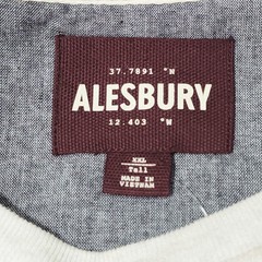 Alesbury Thermal Shirt XXL Tall Men Cream Pilsen Waffle Knit Cotton Crew NEW