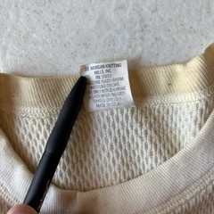 VTG 1970s Military Waffle Knit Thermal Shirt Men’s Large Made In USA Surplus