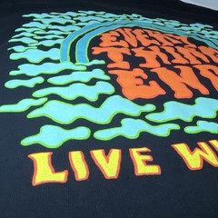 aLab T Shirt Black Large 100% Cotton Streetwear Bold Graphics Top Skate Rave o