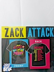 Saved By The Bell Zack Attack Live World Tour 1990’s TV Show Adult T-shirt Open