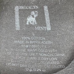 VTG Brooklyn Mint Men’s Biggie Smalls Notorious T-Shirt Black • Large