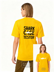 UNISEX MEN WOMENS TEE TSHIRT SHARK CAGE TESTER DIVING SWIMMING DIVE REEF FISH