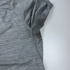 Nike Pro Shirt Mens Medium Gray Crew Neck Lightweight Stretch Training Swoosh