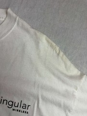 Vintage Y2K Cingular Wireless T-Shirt Mens Size XL White Heavyweight Tech Promo