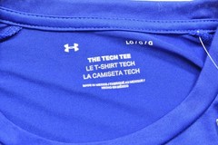 NEW Under Armour UA Tech 2.0 Short Sleeve Tee Royal Blue Athletic Size L