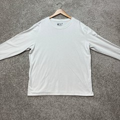 Carhartt T-Shirt Men XL Cream Long Sleeve Loose Fit Graphic Sleeve Crew Neck EUC