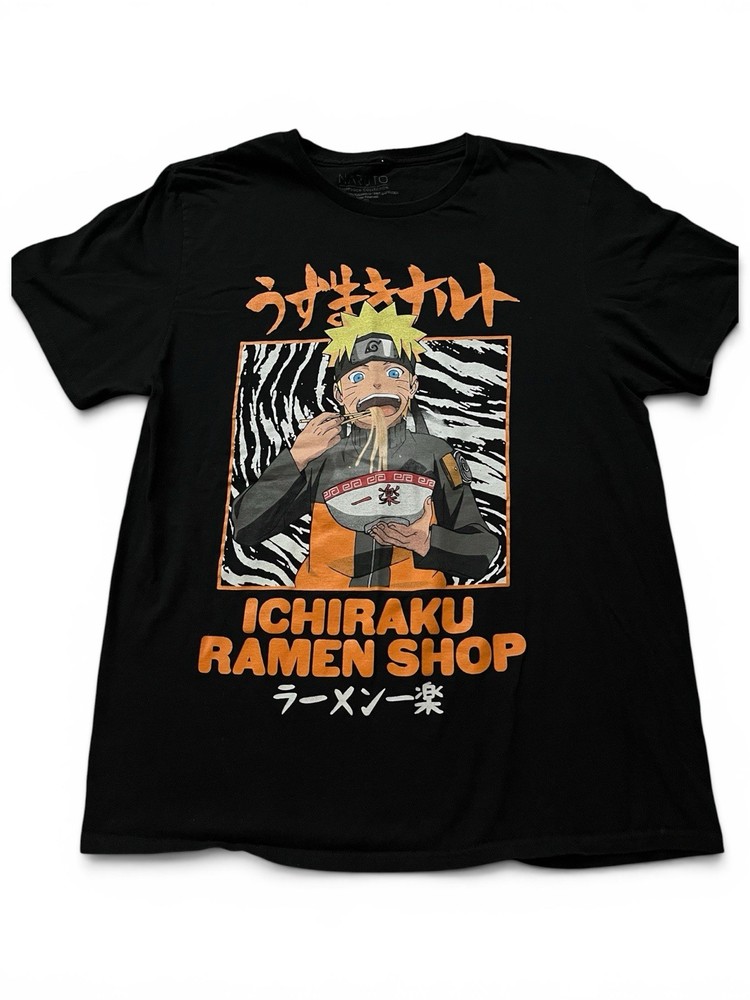 Naruto Shippuden Collection Ichiraku Ramen Shop Naruto Uzumaki Graphic Tee L
