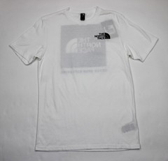 The North Face Box NSE T-Shirt Mens Small White Logo Graphic NWT Outdoor