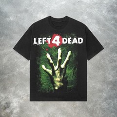 Left 4 Dead Valve Tee – Retro Y2K Zombie Shooter Video Game T-Shirt