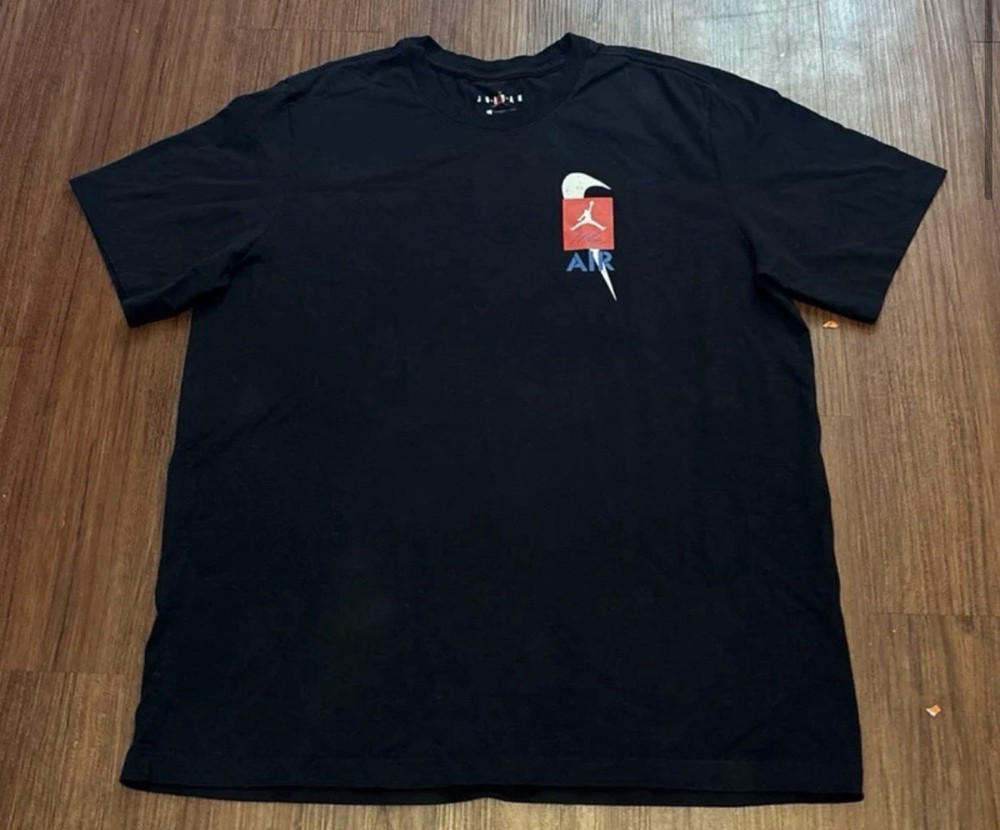 Nike Air Jordan Mean Used Shirt Size XL Black White Red