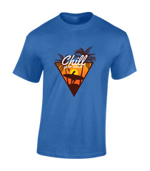 CHILL YOUR MIND MENS T SHIRT COOL SUMMER BEACH CASUAL FASHION DESIGN NEW TOP