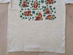 Vintage 1993 Risque Funny Ladybug Positions Four Leaf Clovers Shirt Coast Trends