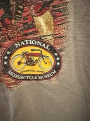 District Threads Wild Irish Girls Motorcycle Museum Graphic T Shirt XL Beige