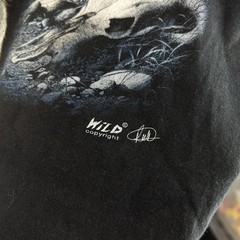 Vintage Tiger T Shirt Mens Large Black Wild Graphic AOP Retro Animal Print Tee