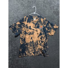 Fruit of the Loom Bleach Wash Live to Ride Motorcycle Graphic Tee Mens 2XL Black