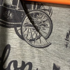 London England United Kingdom Souvenir Gift Unisex T-Shirt Sz XL gray black NEW