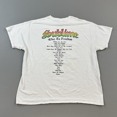 Sublime Shirt Mens XL 40 oz To Freedom Tour Graphic Tee Ska Punk Rock Reggae