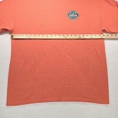 Costa Del Mar Mens XL Orange Heather Fishing Graphic T-Shirt See Whats Out There