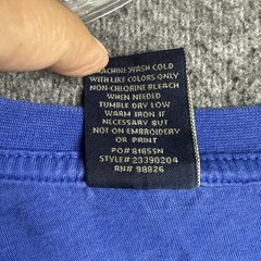 U.S. Polo Assn. T-Shirt Mens 3XL Blue 100% Cotton Short Sleeve Pocket Tee USPA