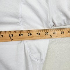 Thompson Tee Mens XL Sweatproof Undershirt LOT OF 2 V-neck White 100% Cotton