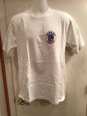 White Hinano Tahiti Beer Branded T-shirt With Large Logo On Back Size L