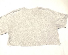 Bella+Canvas Unisex Gray Cotton Blend Jersey Graphic 90s Crew T-Shirt M