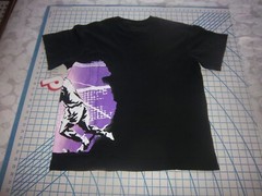 MENS PATERSON LARGE BLACK/PINK PURPLE GREEN TENNIS GRAPHIC T-SHIRT – NWT