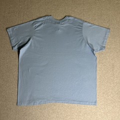 Vintage 60’s/70’s Plain Baby Blue 50/50 Cotton Poly Blend T-Shirt XL Blank