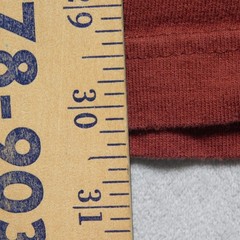 Duluth Trading Co Mens XL Relaxed Fit Longtail T Henley Long Sleeve Shirt Orange