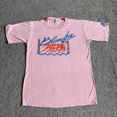 Vintage 1989 Nike Bloomsday Marathon Finisher Graphic T Shirt Pink Size Medium