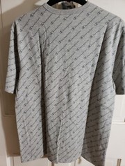Champion Spellout Diagonal Heritage Athletic Apparel Shirt Gray Mens L NWT grey