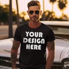 Customise T-Shirt Work Wear Business Stag Hen Personalised Mens T-Shirts #TA-195